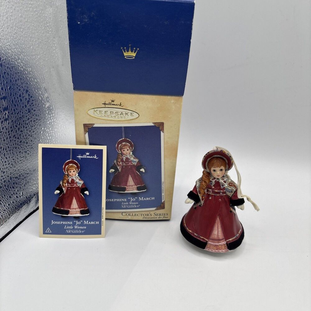 Hallmark Keepsake Little Women Josephine 'Jo' March 2002 Christmas Ornament NIB